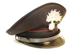 Casquette Police Ou Pompier Italie 1966/1970 - Casques & Coiffures