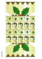 Ref 1619 -  GB 2000 Father Christmas - Smiler Sheet MNH Stamps SG LS3 - Smilers Sheets