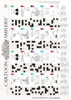 Ref 1619 -  GB 2003 Crossword Cartoons - Smiler Sheet MNH Stamps SG LS13 - Smilers Sheets