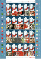 Ref 1619 -  GB 2002 Football World Cup - Smiler Sheet MNH Stamps SG LS8 - Persoonlijke Postzegels