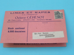 Limes Et Rapes Octave Géhénot ( P.-R. Zimmermann ) BRUXELLES ( See / Voir SCANS ) Carte PUBLI > 1922 > Aerschot ! - Petits Métiers