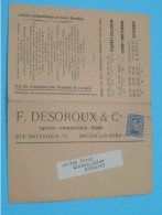 F. DESOROUX & Cie - BRUXELLES ( See / Voir SCANS ) Carte PUBLI > 1921 > Aerschot ! - Petits Métiers