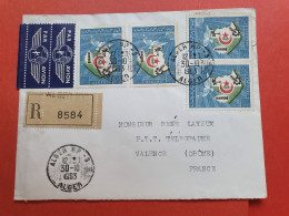 Algérie- Enveloppe En Recommandé De Alger Pour La France En 1963 - Réf 1078 - Algerije (1962-...)