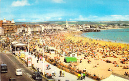 ANGLETERRE - WEYMOUTH - The Beach And Promenade -  Carte Postale Ancienne - Other & Unclassified