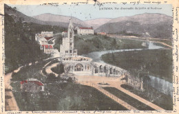 FRANCE - 65 - LOURDES - Vue D'ensemble Du Jardin Et Basilique - Carte Postale Ancienne - Lourdes