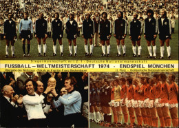 FOOTBALL - COUPE DU MONDE 1974 - équipe Allemande, Nationalmannschaft, équipe Des Pays Bas - Football