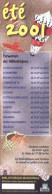 Marque-page - Bibliothèque Rennes - été 2001 - Coquillage - Bookmarks