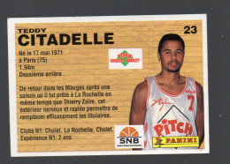 (Basket) Image PANINI 1994 N°23 TEDDY CITADELLE(PPP42671H) - Autres & Non Classés