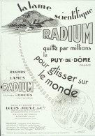 La Lame Scientifique Radium Puy-De-Dôme Rasoir Thiers (Photo) - Oggetti