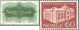 102054 MNH NORUEGA 1966 150 ANIVERSARIO DE LA BANCA NACIONAL - Unused Stamps