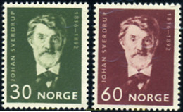 102055 MNH NORUEGA 1966 6 CENTENARIO DEL NACIMIENTO DE JOHAN SVERDRUP - Unused Stamps