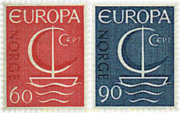 62112 MNH NORUEGA 1966 EUROPA CEPT. NAVIO EUROPA - Unused Stamps
