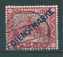 Saar MiNr. D 11 Vollstempel  Geprüft Hoffmann BPP (sab14) - Servizio