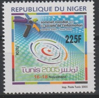 Niger 2005 Mi. 1995 Sommet Summit World Mondial Sur La Société De L'information Genève 2003 Tunis MNH ** 1 Val. - Níger (1960-...)