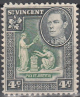 ST VINCENT  SCOTT NO  159  USED   YEAR  1949 - St.Vincent (1979-...)