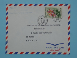 BT15  ST PIERRE & MIQUELON  BELLE LETTRE  1966 BANQUE  PAR AVION A PARIS  FRANCE +PAIRE DE TP +AFF. PLAISANT +++ - Briefe U. Dokumente