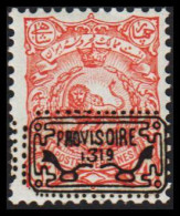 1902. POSTES PERSEANES. Lion. Tabriz-issue. Overprinted PROVISORIE 1319 On 4 Ch Hinged.  - JF533698 - Iran