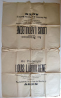 Ancienne Affiche - Louis LABOULBENE - AGEN - Soieries, Draperies, Fourrures & Confections - Posters