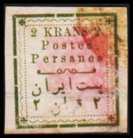 1902. POSTES PERSEANES. Rosetta Overprint On 2 KRANS. - JF533724 - Iran