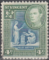 ST VINCENT  SCOTT NO  182  USED   YEAR  1952 - St.Vincent (1979-...)