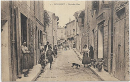 D 13. ROUSSET. GRANDE RUE. CARTE ECRITE - Rousset