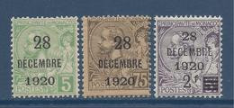 Monaco - YT N° 48 à 50 ** - Neuf Sans Charnière - 1921 - Unused Stamps