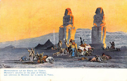 EGYPTE - Les Colonnes De Memmon Sur La Plaine De Thébe - Carte Postale Ancienne - Otros & Sin Clasificación