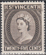 ST VINCENT  SCOTT NO  194  MINT HINGED  YEAR  1955  WMK 4 - St.Vincent (1979-...)