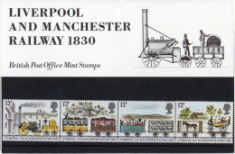 GREAT BRITAIN 1980 Liverpool & Manchester Railway Presentation Pack - Presentation Packs