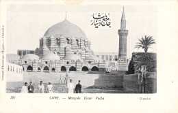 EGYPTE - CAIRO - Mosquée Dinar Pacha - Carte Postale Ancienne - El Cairo