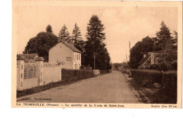 Cpa(86)- La Trimouille  Le Quartier  De La Croix  De  Saint-jean.(cepia) - La Trimouille