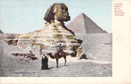 EGYPTE - Sphinx Et La Grande Pyramide - Carte Postale Ancienne - El Cairo