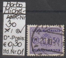 1934 - ITALIEN - Portomarken "Staatswappen M. Liktorenbündel" 50 C Violett - O Gestempelt - S.Scan (it 30o 01-03 Porto) - Portomarken