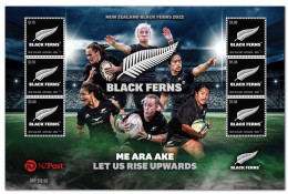 Nouvelle-Zélande 2022 - Coupe Du Monde De RUGBY Féminine - Blocks & Sheetlets