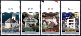 CH+ Schweiz 1997 Mi 1611-14 Mnh Häuser - Ongebruikt