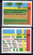 CH+ Schweiz 1997 Mi 1616-17 Mnh Bauernverband - Ongebruikt