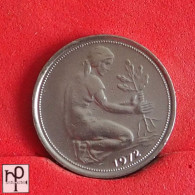 GERMANY 50 PFENNIG 1972 F -    KM# 109,2 - (Nº55098) - 50 Pfennig