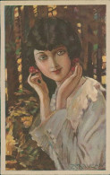 MAUZAN SIGNED 1910s  POSTCARD - YOUNG WOMAN - N.106/4 (4514) - Mauzan, L.A.