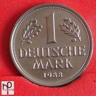 GERMANY 1 MARK 1988 F -    KM# 110 - (Nº55104) - 1 Marco