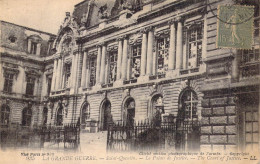 FRANCE - 02 - ST QUENTIN - Le Palais De Justice - La Grande Guerre - LL - Carte Postale Ancienne - Saint Quentin