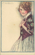 MAUZAN SIGNED 1910s  POSTCARD - WOMAN - N.321/3 (4520) - Mauzan, L.A.