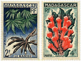 704486 MNH MADAGASCAR 1957 FLORA - Altri & Non Classificati