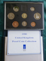 1990 The Royal Mint Vereinigtes Königreich UK 8 Münzen Proof Set  #p1 - Nieuwe Sets & Proefsets