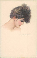 NANNI SIGNED 1910s  POSTCARD - WOMAN - N.308/6  (4530) - Nanni