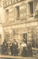 Lorient * Carte Photo * Devanture Chapellerie A. MINIAOU * 1905 * Chapeaux Mode Commerce Magasin - Lorient