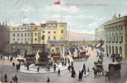 LONDRES - Picadilly Circus - Carte Postale Ancienne - Piccadilly Circus