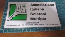 ASSOCIAZIONE ITALIANA SCLEROSI MULTIPLA  STICKER ADESIVO VINTAGE NEW ORIGINAL - Stickers