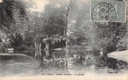 FRANCE - 59 - LILLE - Jardin Vauban - La Grotte - Carte Postale Ancienne - Lille