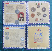 1990 ROYAL MINT  UK Uncirculated Coin Set In Presentation Folder   #p7 - Nieuwe Sets & Proefsets