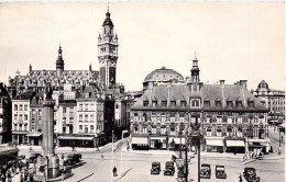FRANCE - 59 - LILLE - La Grand'Place L'ancienne Bourse Et Le Beffroi De La Nouvelle - Carte Postale Ancienne - Lille